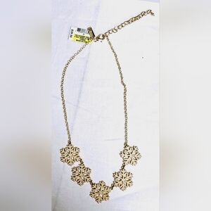 Inc Gold Snowflake Necklace